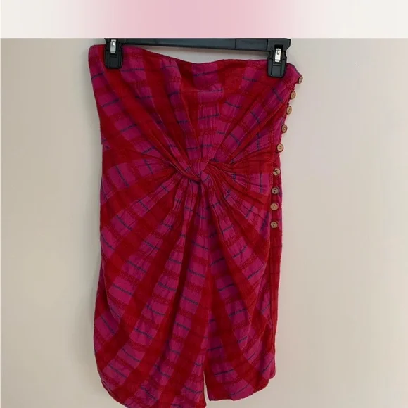 Free People strapless mini dress - Picture 1 of 4